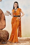 Aabhuti By Vallabhi Georgette Abstract Print With Swarovsaki Work Saree Wholesale Suppliers In India